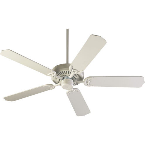Capri I 52 inch Studio White Ceiling Fan in Light Kit Not Included