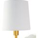 Mia 1 Light 6 inch Natural Brass Wall Sconce Wall Light, Swing Arm