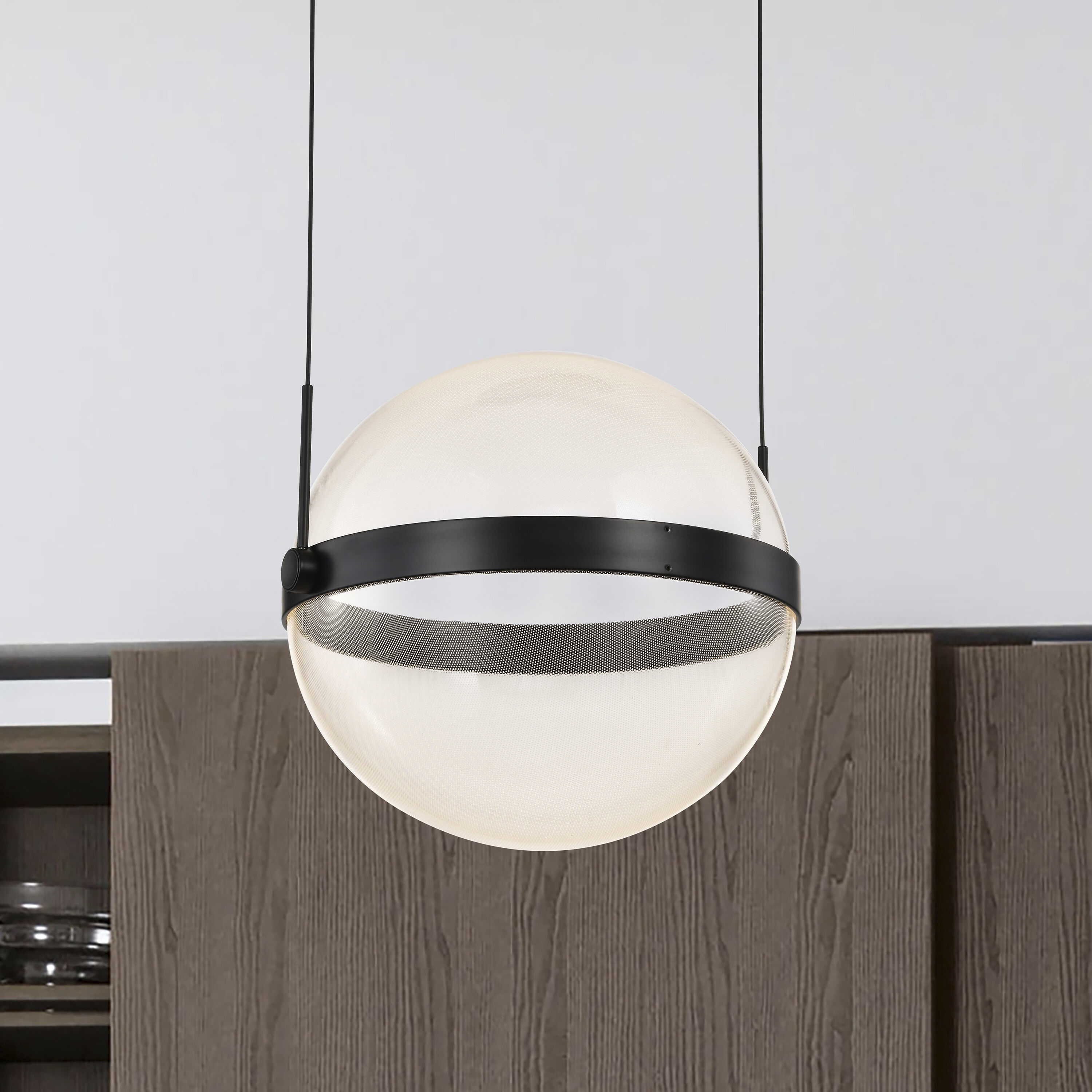 Arvada LED 12.63 inch Matte Black Pendant Ceiling Light