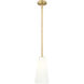 Farrell 1 Light 7.25 inch Modern Gold Pendant Ceiling Light