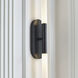 Kelly Wearstler Rousseau LED 4.25 inch Bronze Vanity Sconce Wall Light in Etched Crystal, Medium