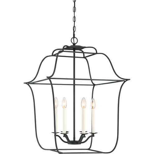Gallery 6 Light 22 inch Royal Ebony Foyer Pendant Ceiling Light