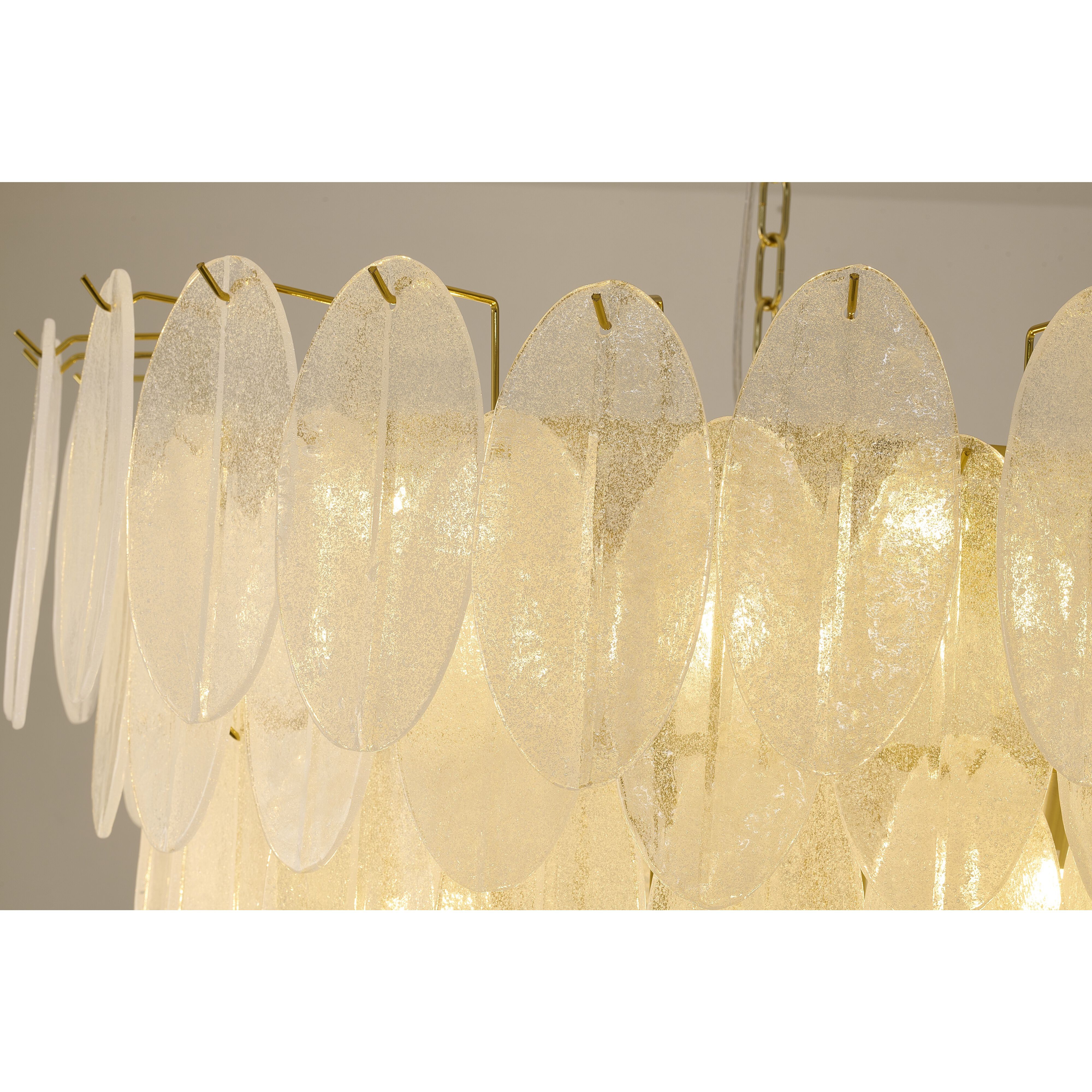 LA Series 12 Light 33 inch Brass Chandelier Ceiling Light