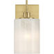 Modern 1 Light 4.75 inch Natural Brass Wall Sconce Wall Light