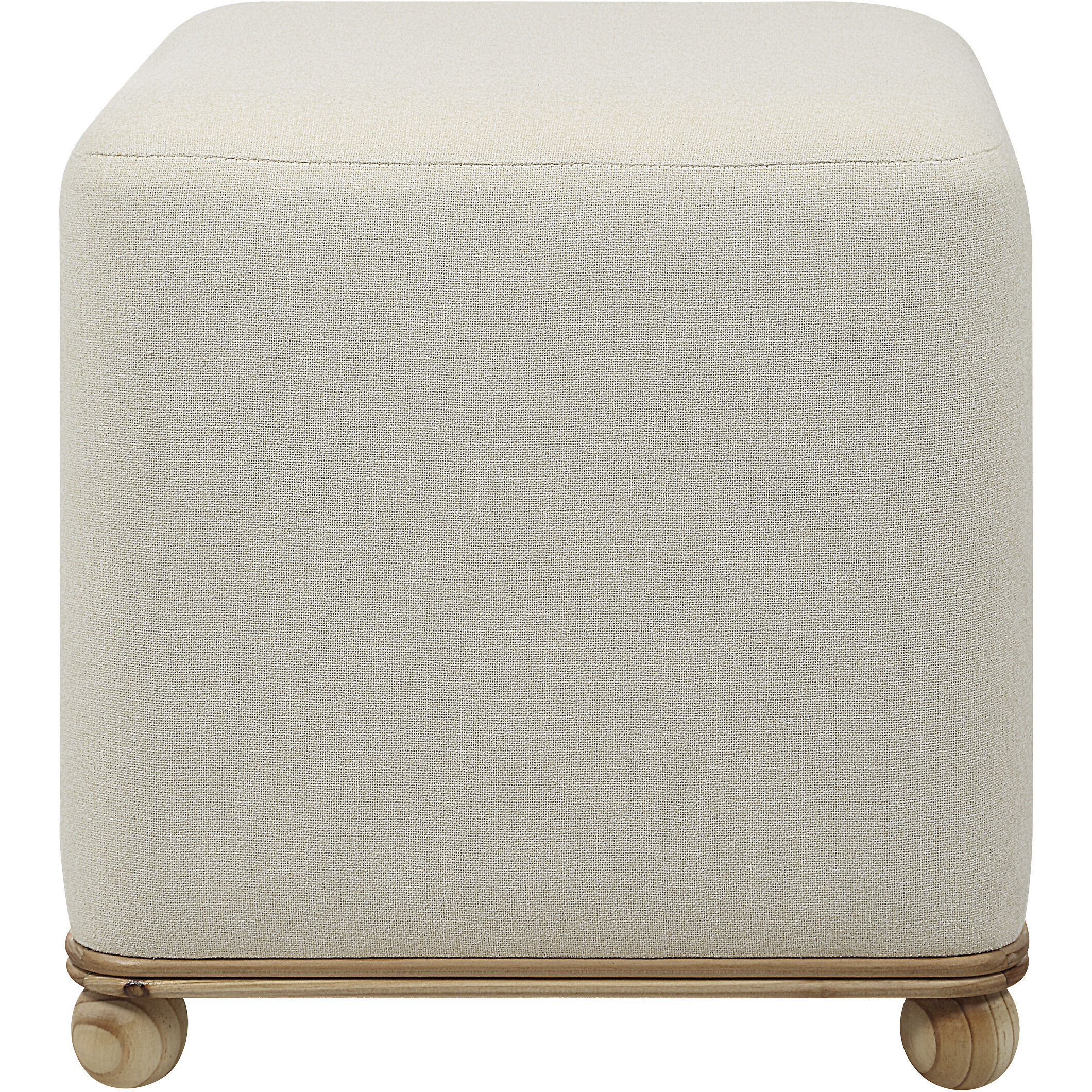 Sines 19 inch Natural and Light Oak Ottoman