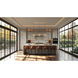 Valencia 3 Light 56 inch Modern Gold Linear Chandelier Ceiling Light