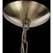 Passo 6 Light 28 inch Brushed Brass Pendant Ceiling Light