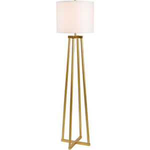 Annalee 17 inch 150.00 watt Painted Gold Floor Lamp Portable Light