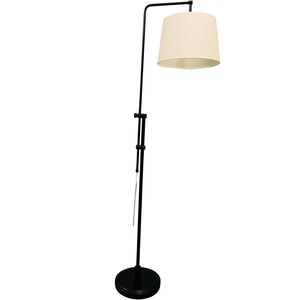 Crown Point 38 inch 100.00 watt Black Floor Lamp Portable Light