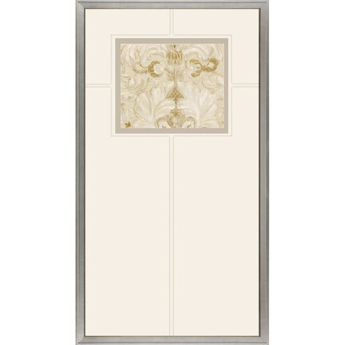 Fragmento Metallic and Beige and Neutral Framed Art