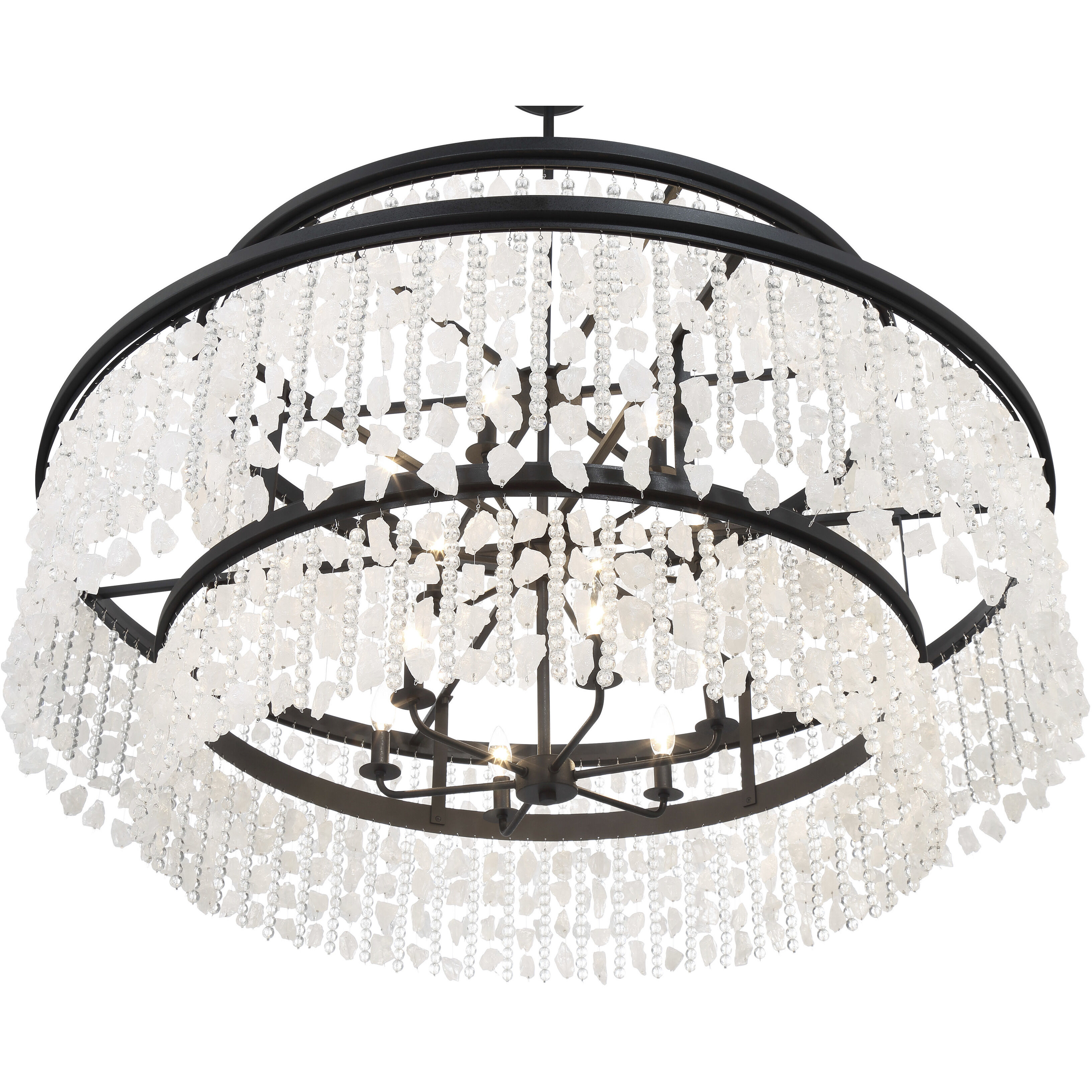 Shimmering Elegance 12 Light Chandelier Ceiling Light
