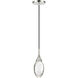 Hail LED 4.25 inch Polished Nickel Mini Pendant Ceiling Light