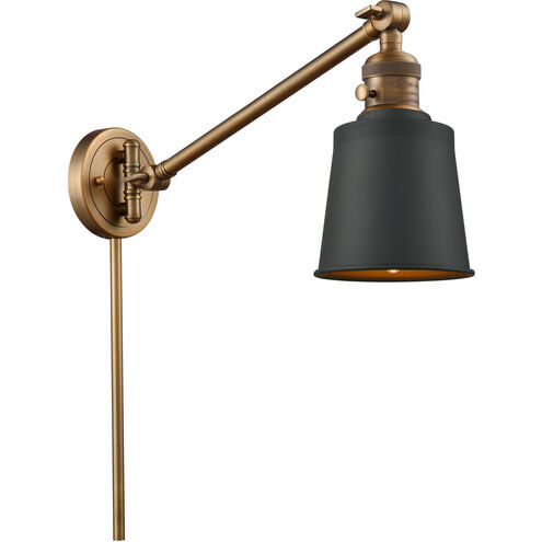 Franklin Restoration Addison 21 inch 60.00 watt Brushed Brass Swing Arm Wall Light