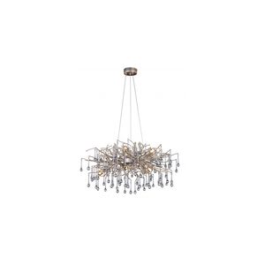 AZ07 Series 10 Light 35 inch Silver and Copper Chandelier Ceiling Light