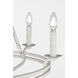 C&M by Chapman & Myers Brighton 6 Light 32 inch Aged Pewter Chandelier Ceiling Light in Standard