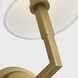 TOB by Thomas O'Brien Danica Sconce Wall Light in Burnished Brass