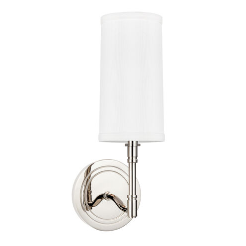 Dillon 1 Light 4.5 inch Polished Nickel Wall Sconce Wall Light