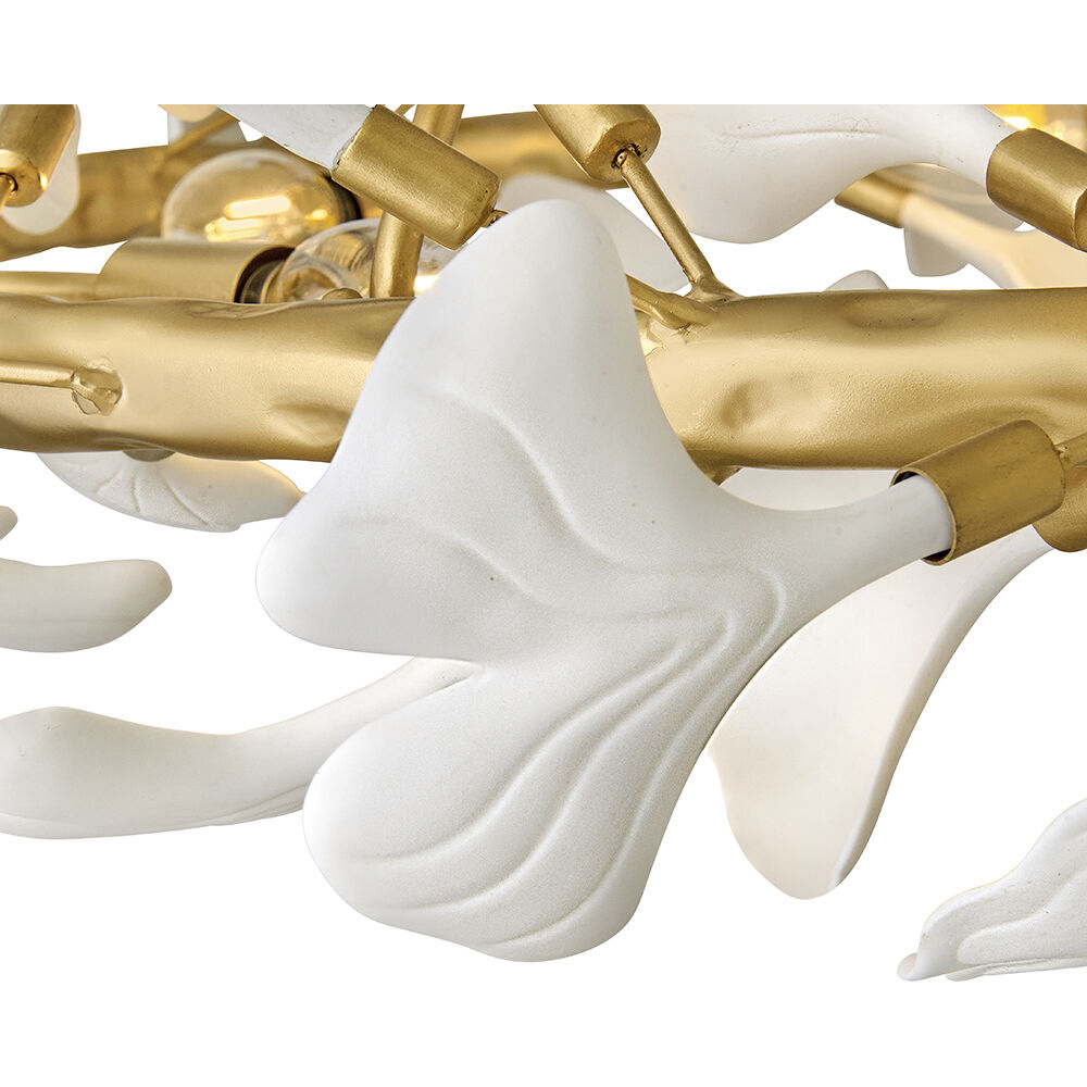 Audra 6 Light 36 inch Deluxe Gold Chandelier Ceiling Light