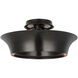 Thomas O'Brien Garland LED 15 inch Aged Iron Dual Lit Ring Semi-Flush Mount Ceiling Light