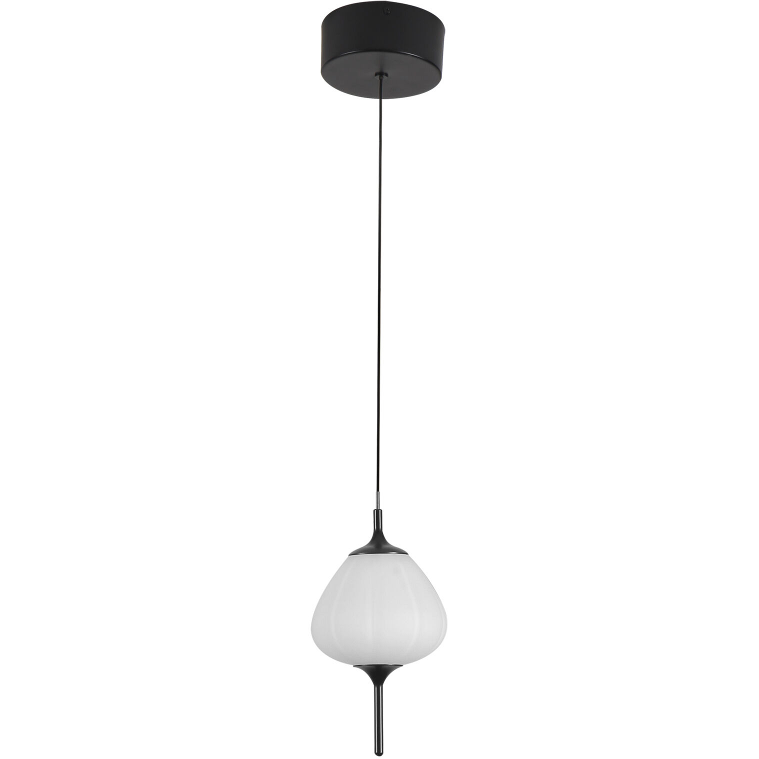 Artisan Collection/LECCE Series 4.75 inch Black Pendant Ceiling Light