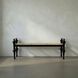 Indochine Charcoal Black Bench