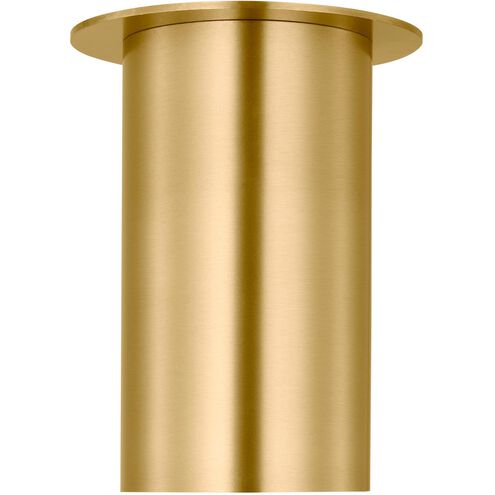 Drew & Jonathan Scott Archer 1 Light 5.5 inch Satin Brass Flush Mount Ceiling Light