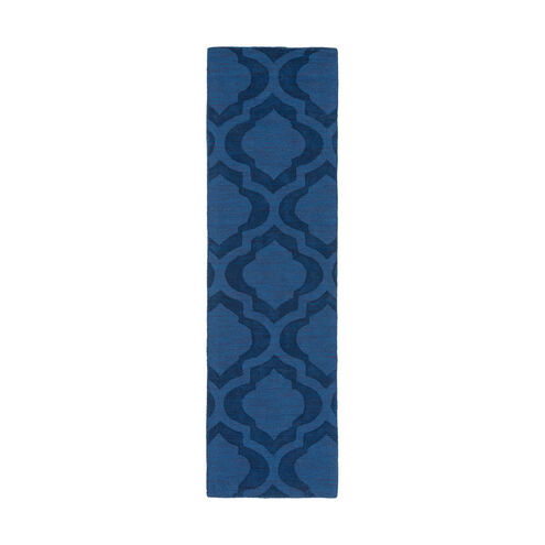 Central Park 72 X 48 inch Dark Blue Rugs, Rectangle