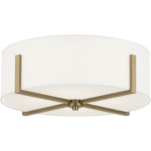 Malen LED 20 inch Champagne Bronze Flush Mount Ceiling Light