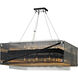 Apollo 16 Light 34.5 inch Bronze/Polished Chrome Chandelier Ceiling Light