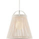 Parnell 1 Light 24 inch Gesso White Pendant Ceiling Light, Medium
