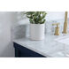 Clement 36 X 22 X 34 inch Blue Bathroom Vanity Cabinet