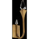 Beyond Plumeria LED 10 inch Aged Brass ADA Wall Sconce Wall Light