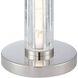 Crystallo LED 7.13 inch Polished Nickel Table Lamp Portable Light