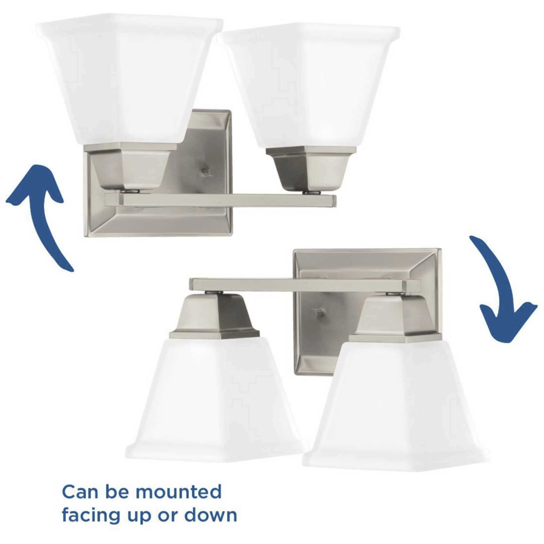 Clifton Heights 2 Light 14 inch Brushed Nickel Bath Vanity Wall Light