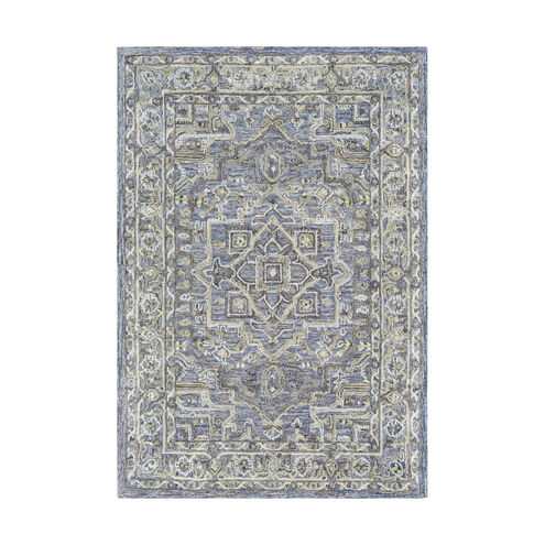 Samularia 90 X 60 inch Navy Rug, Rectangle