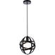 Celeste 1 Light 9.8 inch Black Pendant Ceiling Light