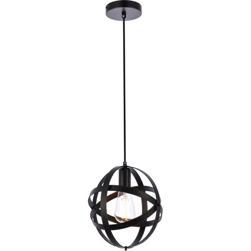 Celeste 1 Light 9.8 inch Black Pendant Ceiling Light