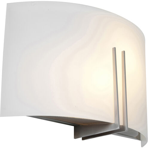 Prong LED 12 inch Brushed Steel ADA Wall Sconce Wall Light