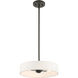 Venlo 4 Light 14 inch Black with Brushed Nickel Accents Pendant Ceiling Light
