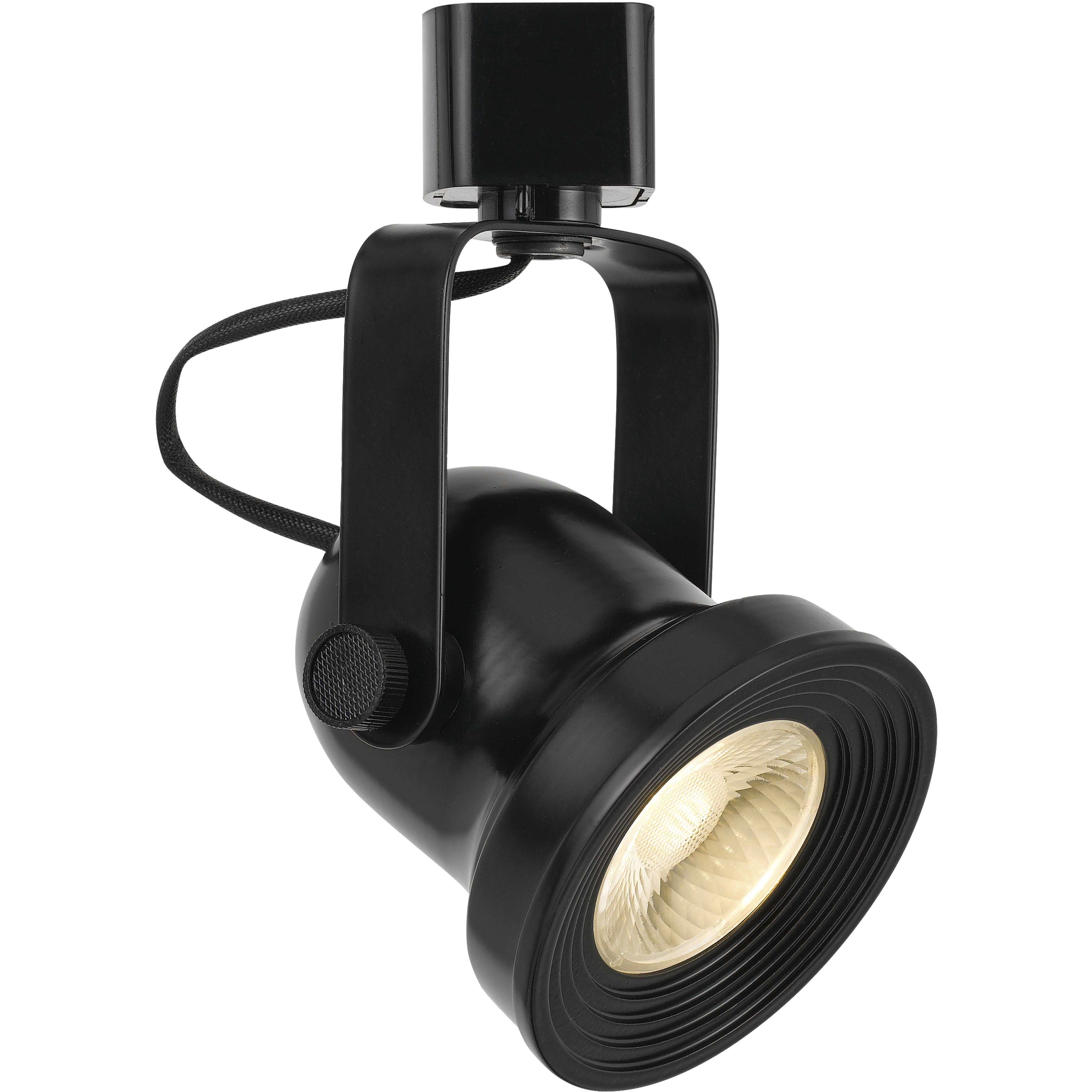 Signature 1 Light Black Track Head Ceiling Light