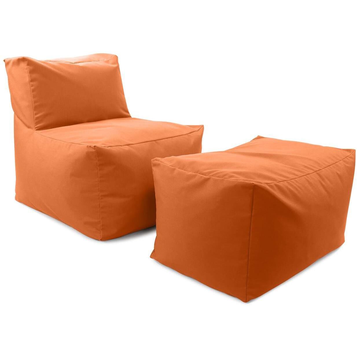 Seascape Canyon Outdoor Pouf Chair Cover