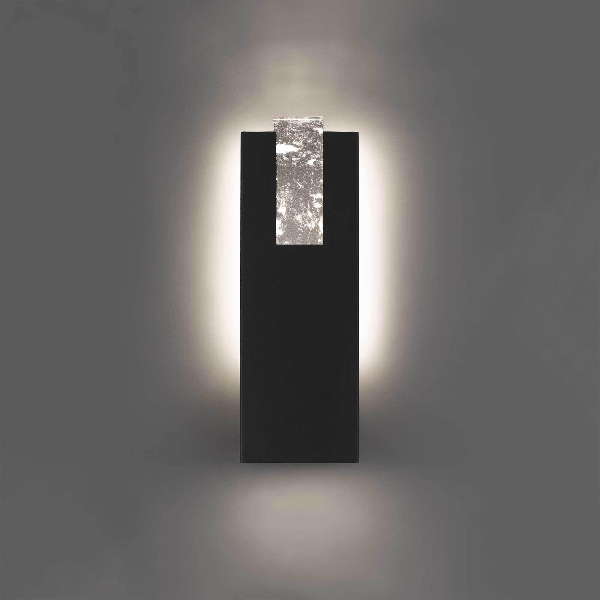 Mille LED 18 inch Sand Black Outdoor Wall Sconce