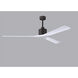 Atlas Nan XL 72 inch Textured Bronze with Matte White Blades Ceiling Fan