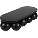 Lambreta 74 X 34 inch Matte Black Coffee Table