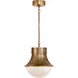 Kelly Wearstler Precision 1 Light 10 inch Antique-Burnished Brass Pendant Ceiling Light, Small