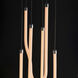 Soleil LED 13 inch Polished Chrome Multi-Light Pendant Ceiling Light