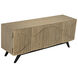 Illusion 78 X 22.5 inch Bleached Walnut Sideboard