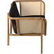 Balin Clear Coat Flat Occasional Chair