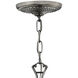 Plantation 5 Light 22.25 inch Polished Antique Nickel Indoor Chandelier Ceiling Light