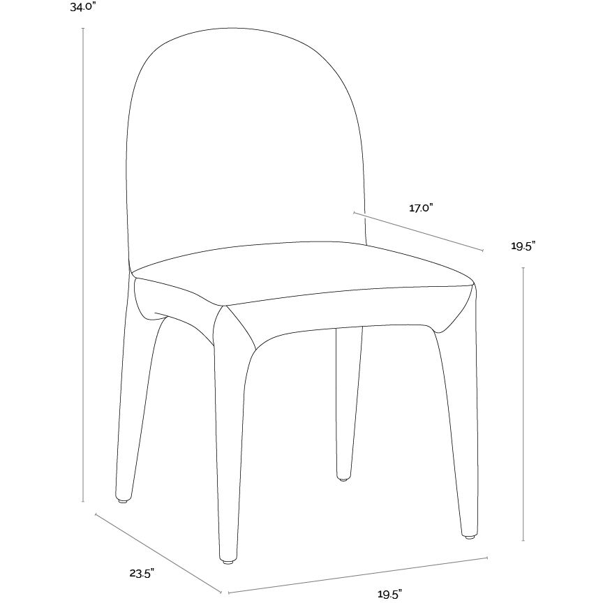 Tamina Santa Cruz Oatmeal Dining Chair